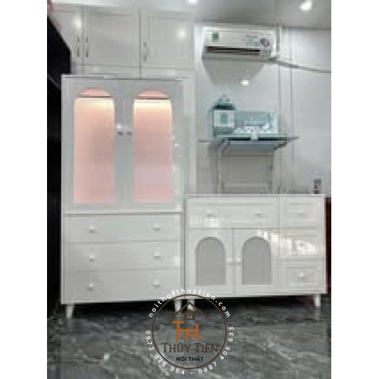 Tủ quần áo MDF lõi xanh, lõi nâu cho bé