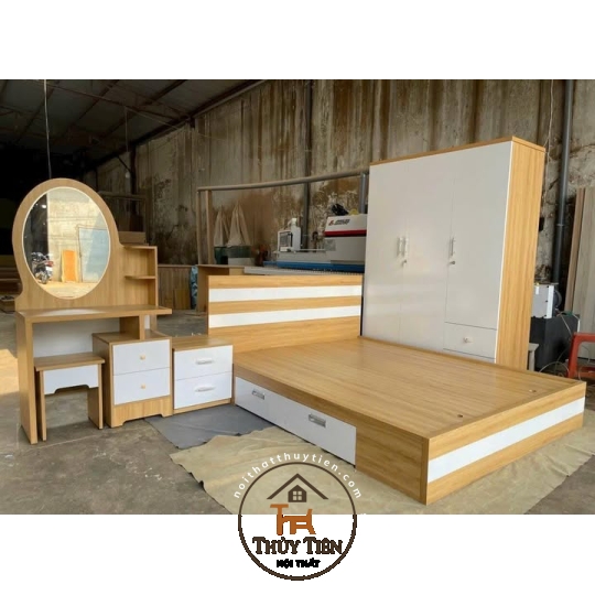 Giường ngủ gỗ mdf