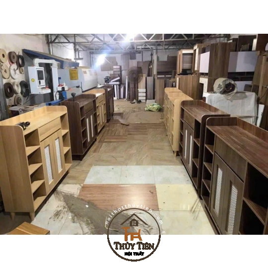 Mẫu tủ giày dép MDF