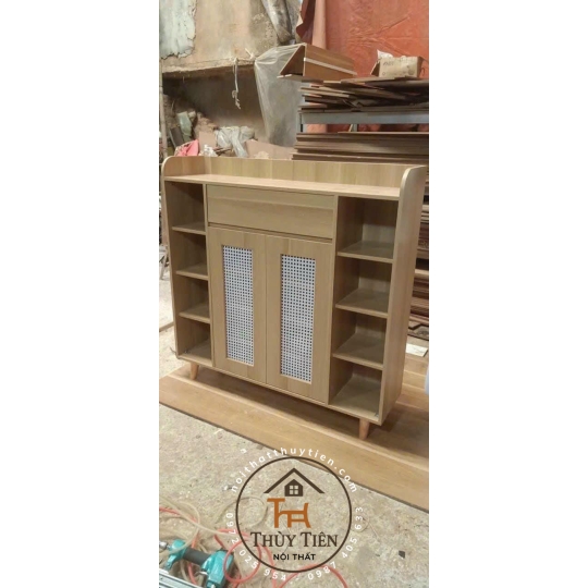 Mẫu tủ giày dép MDF