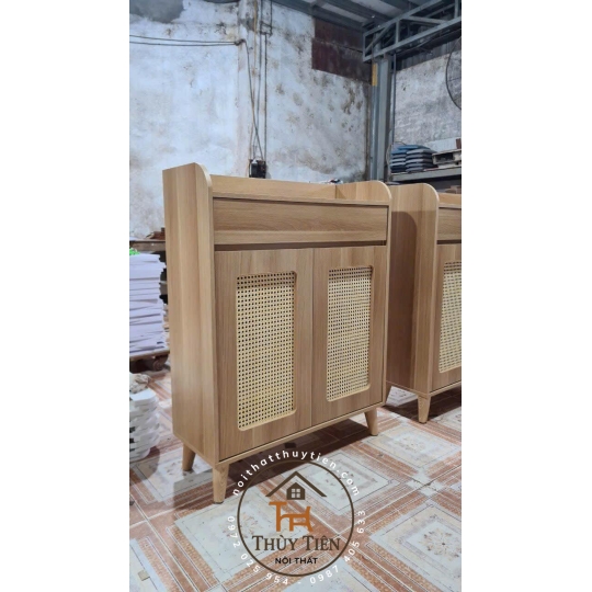 Mẫu tủ giày dép MDF