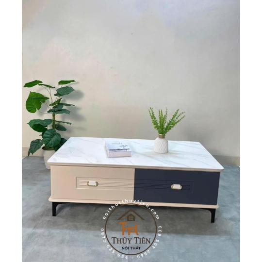 Bàn trà mặt đá ceramic