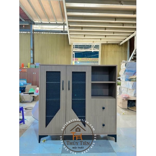 Mẫu tủ giày dép MDF