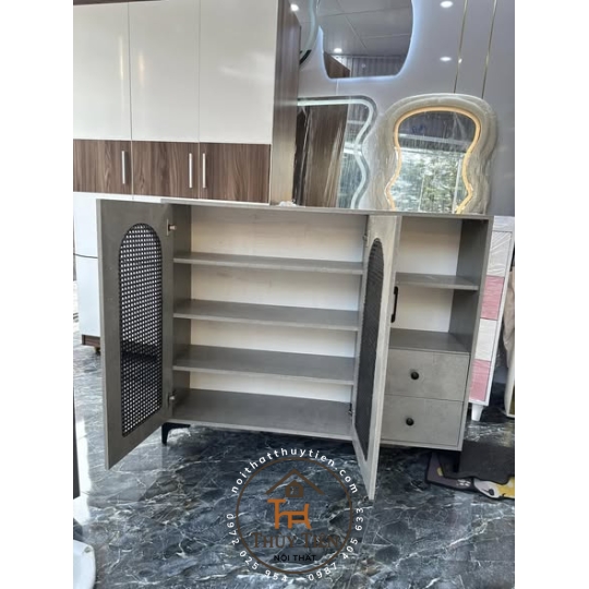 Tủ giày dép MDF lõi nâu chống ẩm