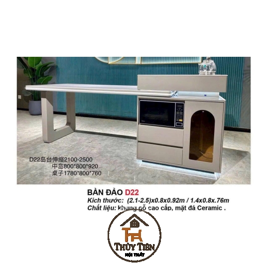 Các mẫu bàn đảo có Led Siêu Sang luôn ạ