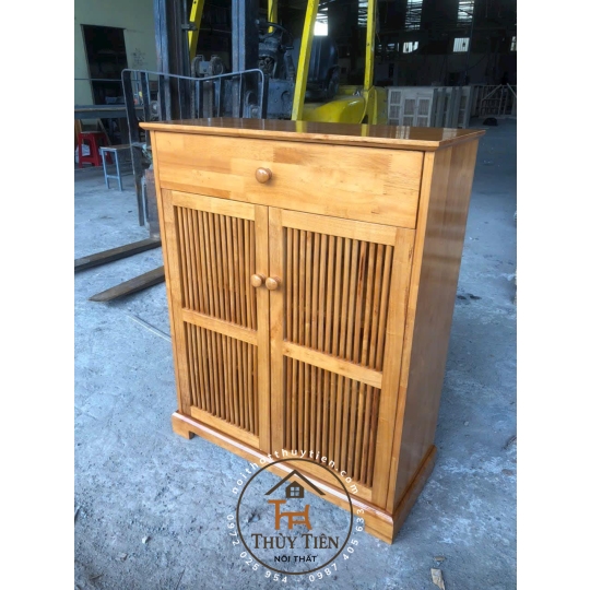Tủ dép gỗ cao su loại đẹp ngang 60-80-1m-1,2m