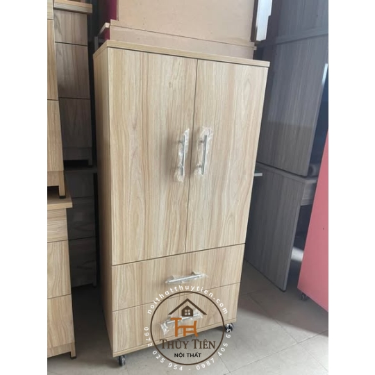 Mẫu tủ quần áo cho bé MDF lõi xanh