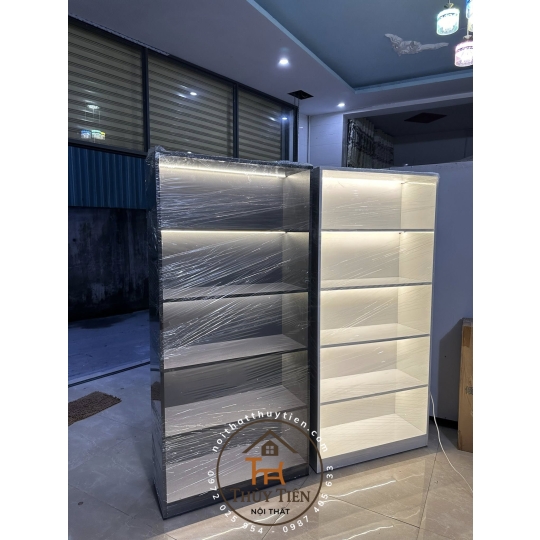 Tủ- kệ trưng bày cánh kính