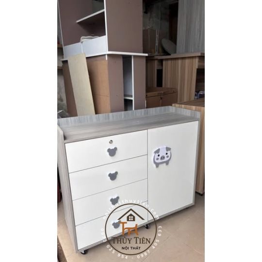 Tủ em bé mdf lõi xanh