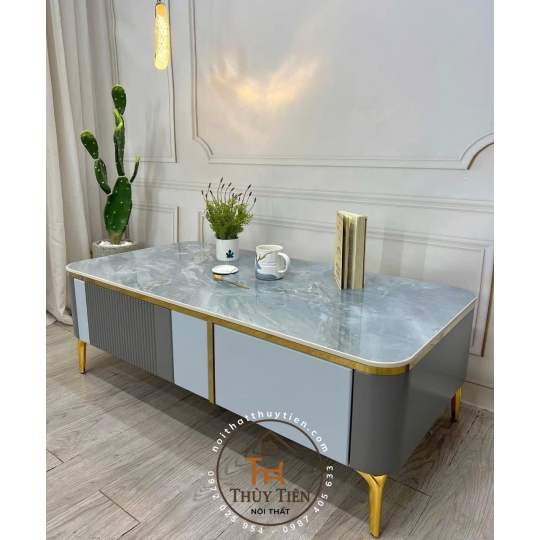 Bàn trà mặt đá ceramic hàng nhập khẩu