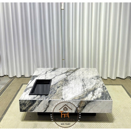 Bàn trà mặt đá ceramic hàng nhập khẩu