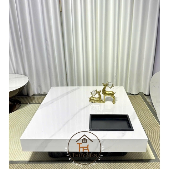 Bàn trà mặt đá ceramic hàng nhập khẩu