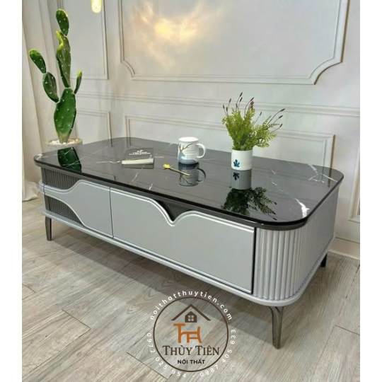 Bàn trà mặt đá ceramic