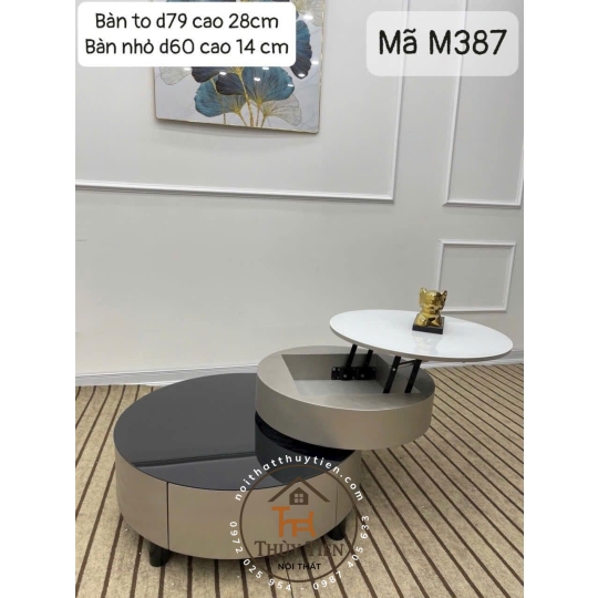 Bàn trà mặt đá ceramic hàng nhập khẩu