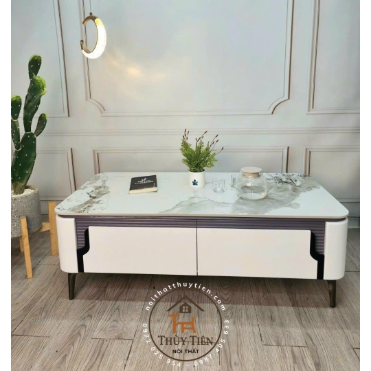 Bàn trà mặt đá ceramic hàng nhập khẩu