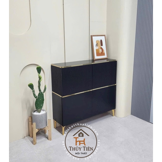 Tủ giày dép decor sang vô cùng