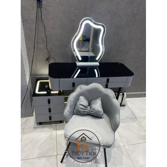 Bộ Bàn Trang Điểm Tặng Ghế M03, Phong Cách Tinh Tế, Chất Liệu Cao Cấp