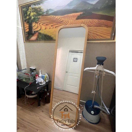Gương decor toàn thân đèn led ko đèn led nhiều mẫu hàng loại 1 