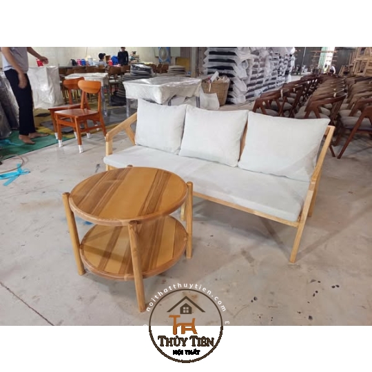 Sofa Katakana kết hợp bàn trà 2 tầng