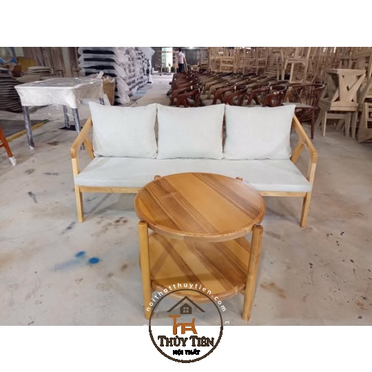 Sofa Katakana kết hợp bàn trà 2 tầng