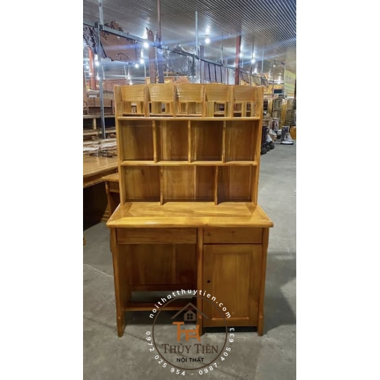 Bàn học sinh gỗ tràm bông vàng 100% 