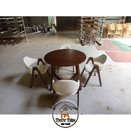 SET BÀN CHÂN V KẾT HỢP GHẾ CHỮ A