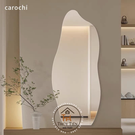 Gương decor toàn thân đèn led ko đèn led nhiều mẫu hàng loại 1 