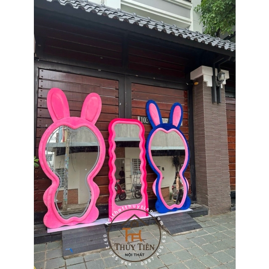 Gương decor toàn thân đèn led ko đèn led nhiều mẫu hàng loại 1 