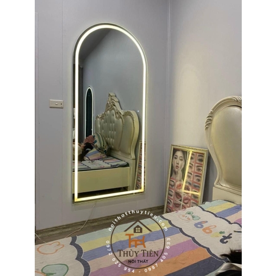 Gương decor toàn thân đèn led ko đèn led nhiều mẫu hàng loại 1 
