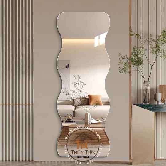 Gương decor toàn thân đèn led ko đèn led nhiều mẫu hàng loại 1 
