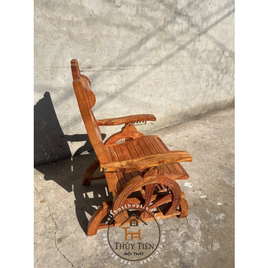 Ghế lười - ghế massa gỗ hương đá