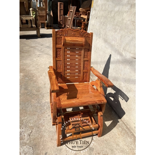 Ghế lười - ghế massa gỗ hương đá