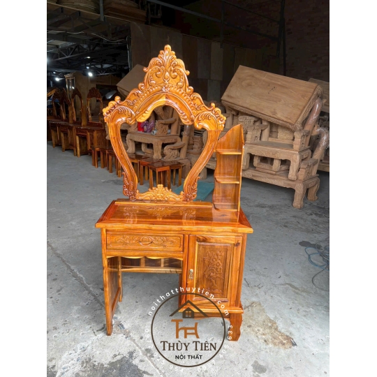 Bàn phấn- bàn trang điểm gỗ tràm rừng
