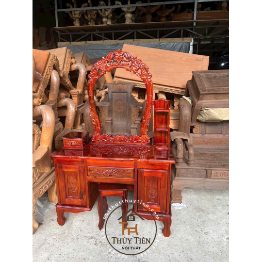 Bàn phấn- bàn trang điểm gỗ tràm rừng