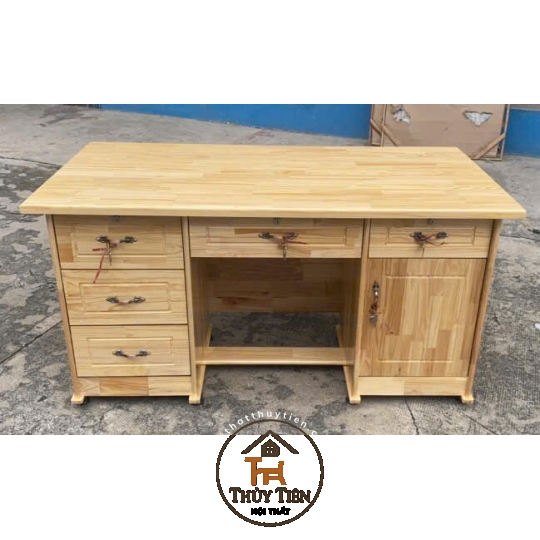 Bàn làm việc gỗ thông 
