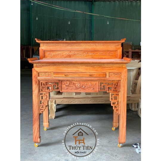 Bàn cúng hương đá 2 tầng
