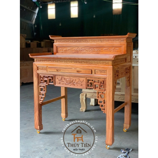 Bàn cúng hương đá 2 tầng