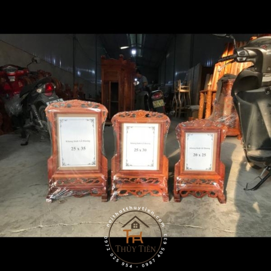 Khung Hình Thờ Gỗ Hương- KHTGH 002