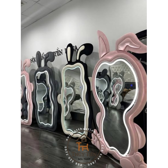 Gương decor toàn thân đèn led ko đèn led nhiều mẫu hàng loại 1 