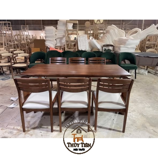BỘ BÀN ĂN 6 GHẾ TINH TẾ VÀ NỔI BẬT
