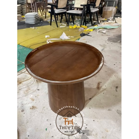  BÀN TRÀ TRÒN SOFA GỖ ASH