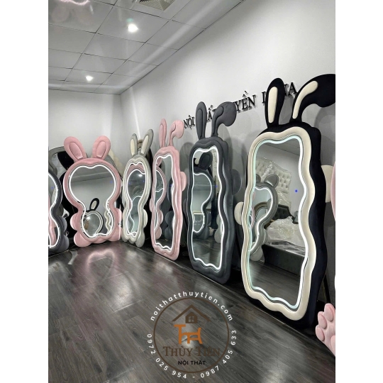 Gương decor toàn thân đèn led ko đèn led nhiều mẫu hàng loại 1 