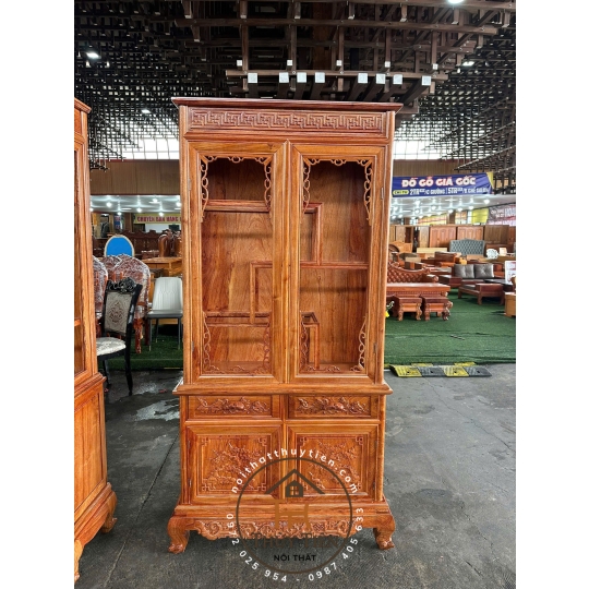 Tủ rượu gỗ hương đá 