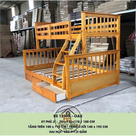 Mẫu giường tầng trẻ em mới nhất