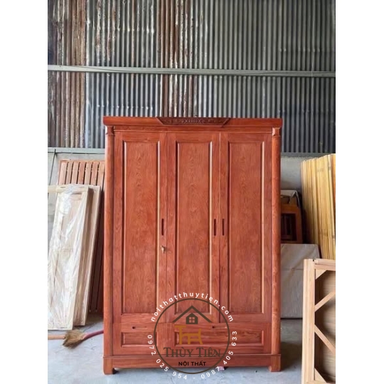 Tủ quần áo gỗ hương đá 