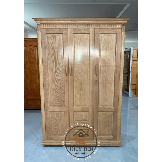 Mẫu tủ quần áo sồi nam