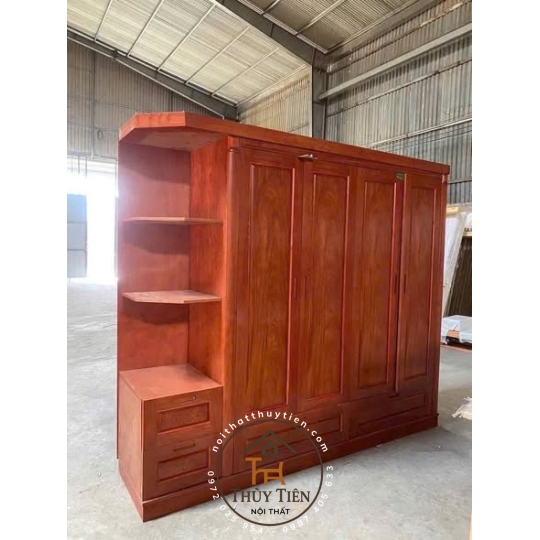 Tủ quần áo gỗ hương đá 