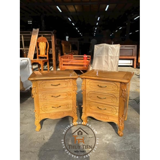 Tap đầu giường gỗ gõ đỏ