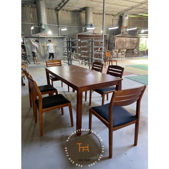 COMBO BÀN GHẾ CAO SU,ĐƠN GIẢN NHƯNG SANG TRỌNG