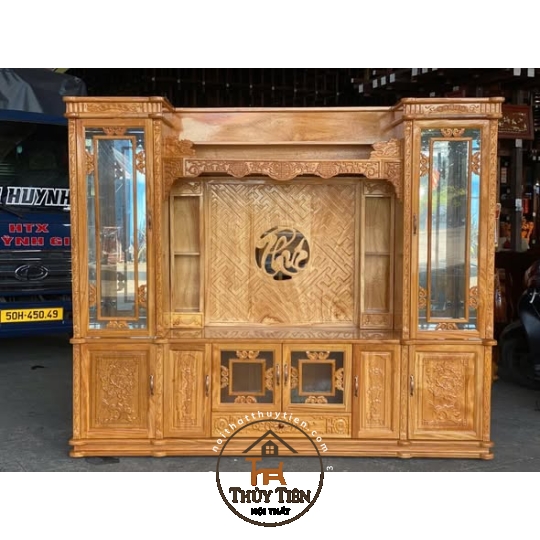 Kệ tivi gỗ gõ đỏ